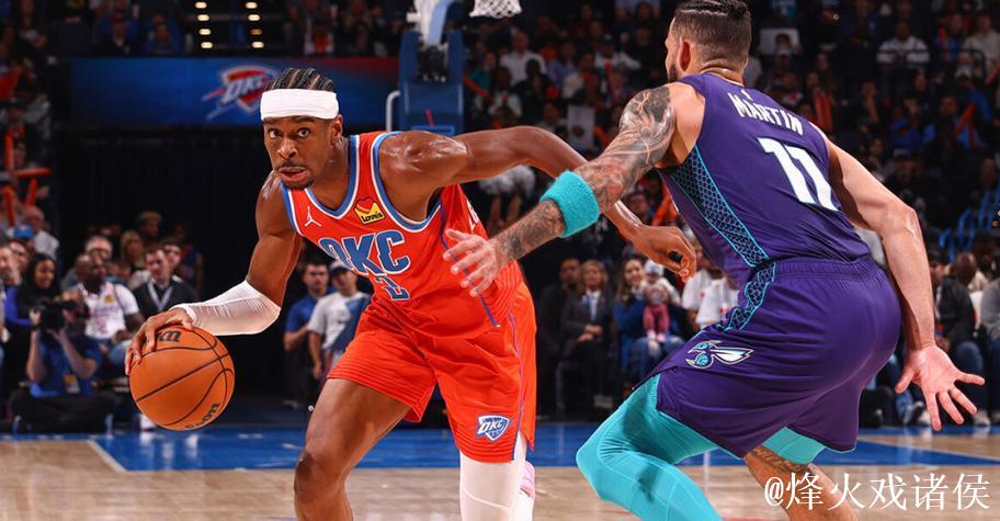 米勒28+6亚历山大21分 黄蜂客场爆冷大胜雷霆